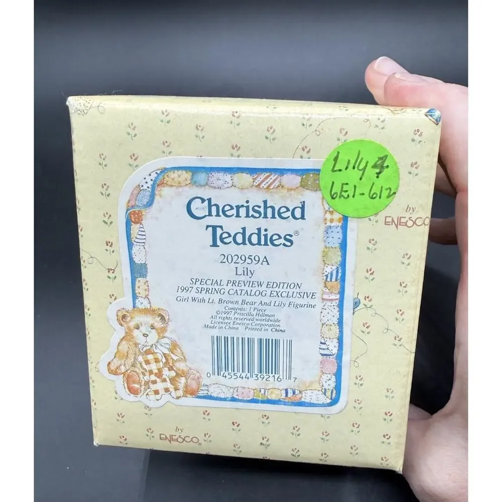 Cherished Teddies Lily Spring Special Preview Edition Enesco 1997 New! -7